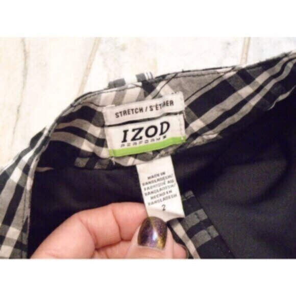 NEW IZOD women's size 2 black/white skort MSRP $80 - Picture 5 of 6